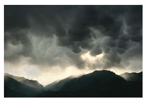 Storm Clouds, Mount Gibbs by Jeff Grandy