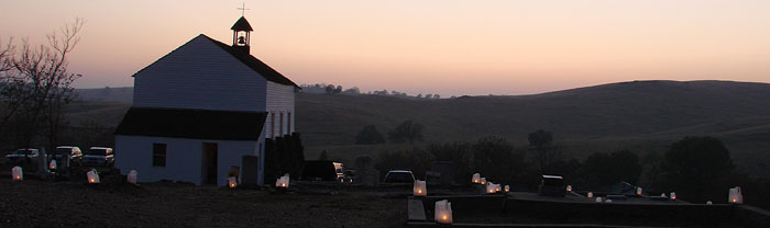 St Catherine's at Dusk