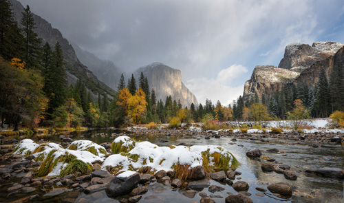 When Seasons Collide - Yosemite Valley, Photograph by Franka M Gabler